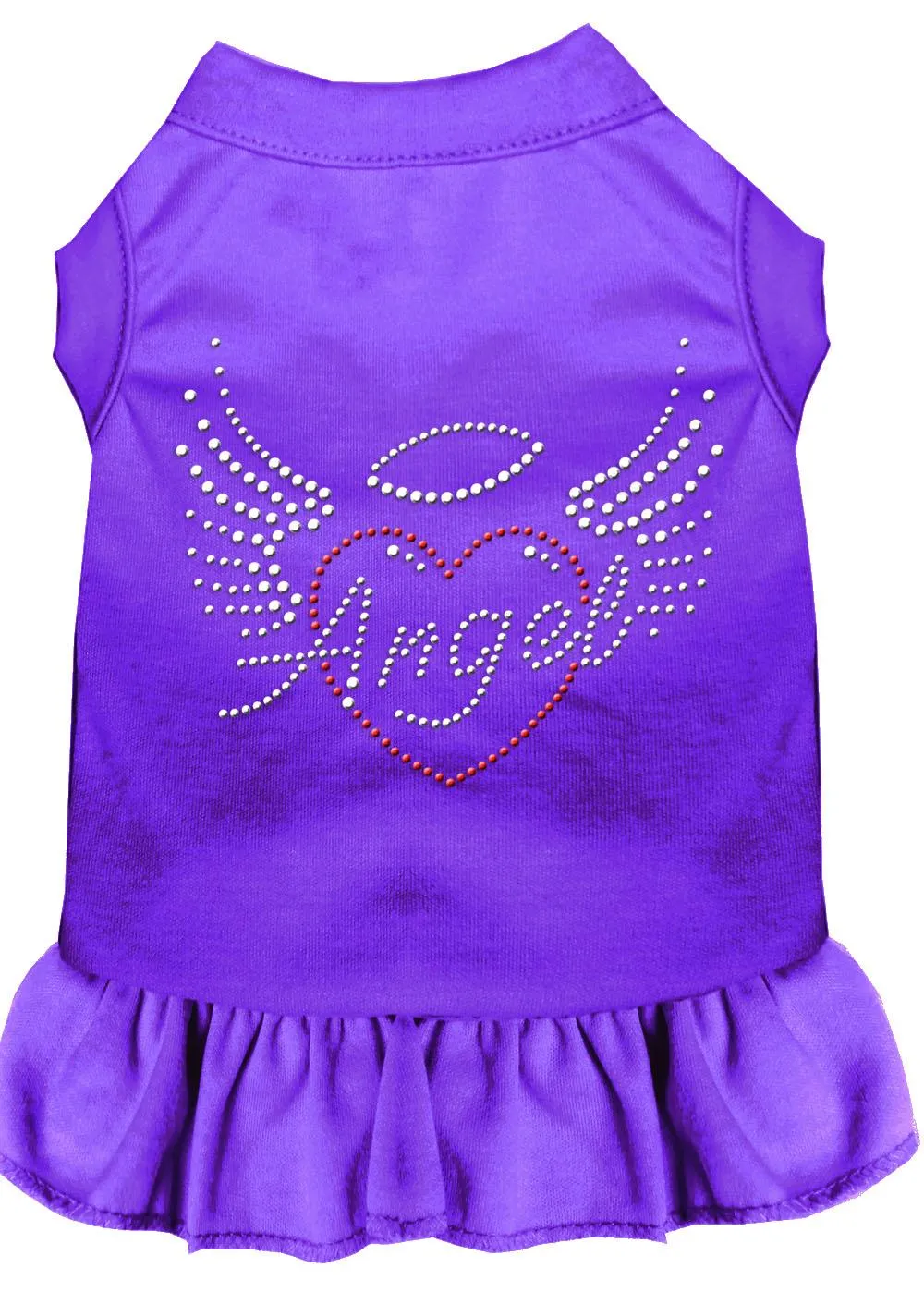 Angel Heart Rhinestone Dress Purple 4x (22)