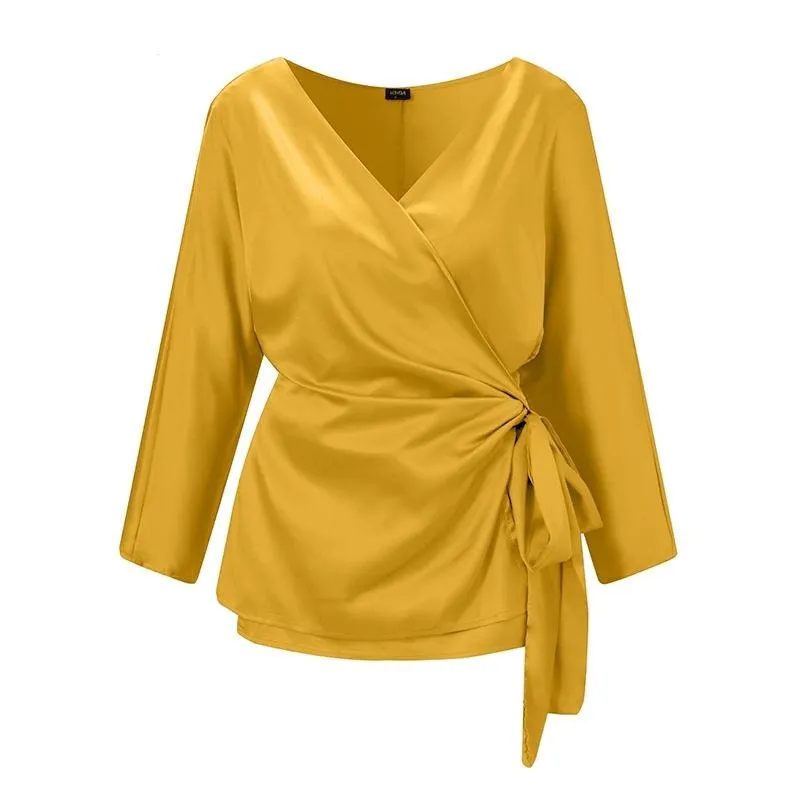 Années 40 Blouse Style Portefeuille Glamour