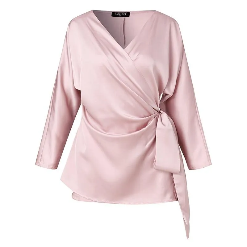 Années 40 Blouse Style Portefeuille Glamour