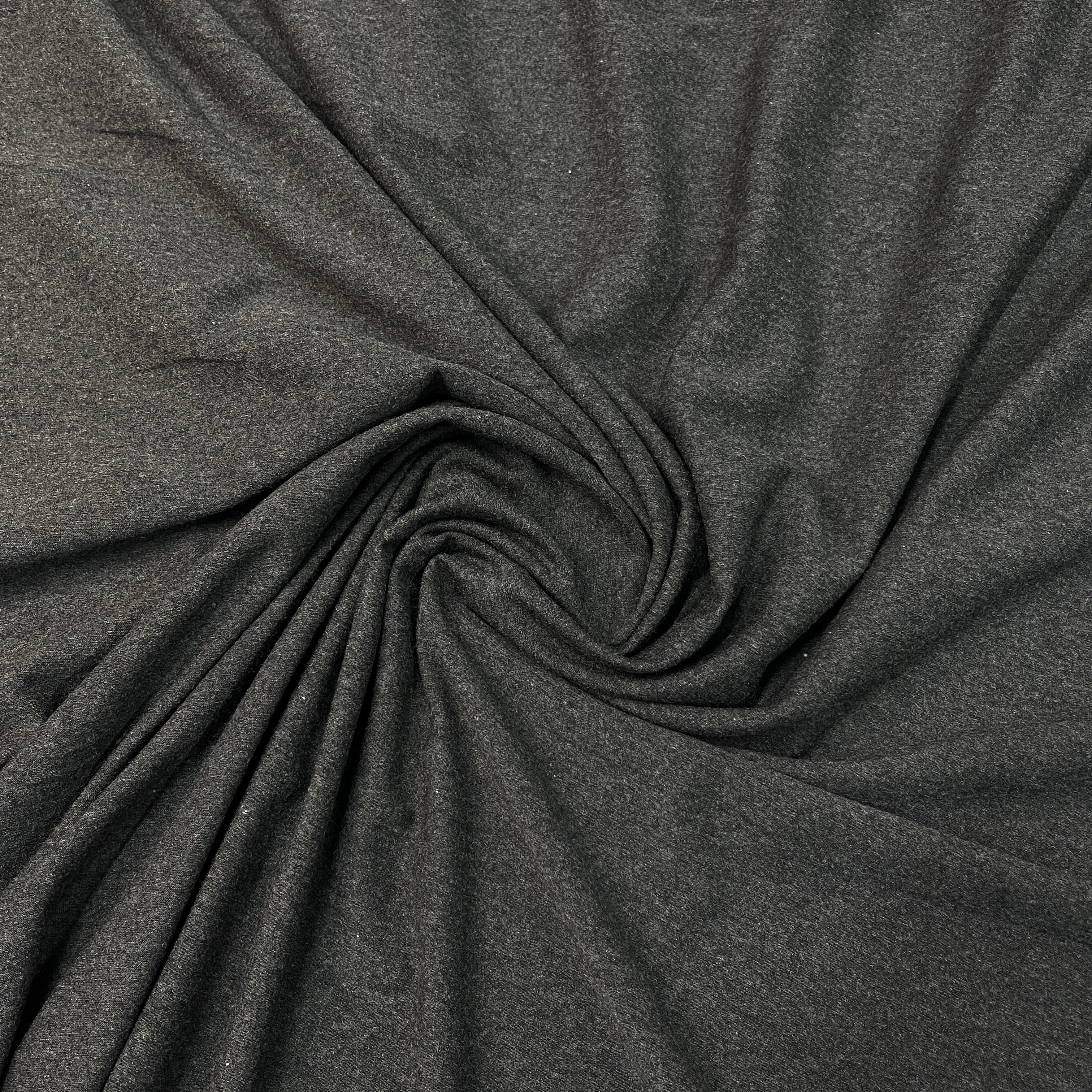 Antracita Rayon/Spandex Jersey Fabric