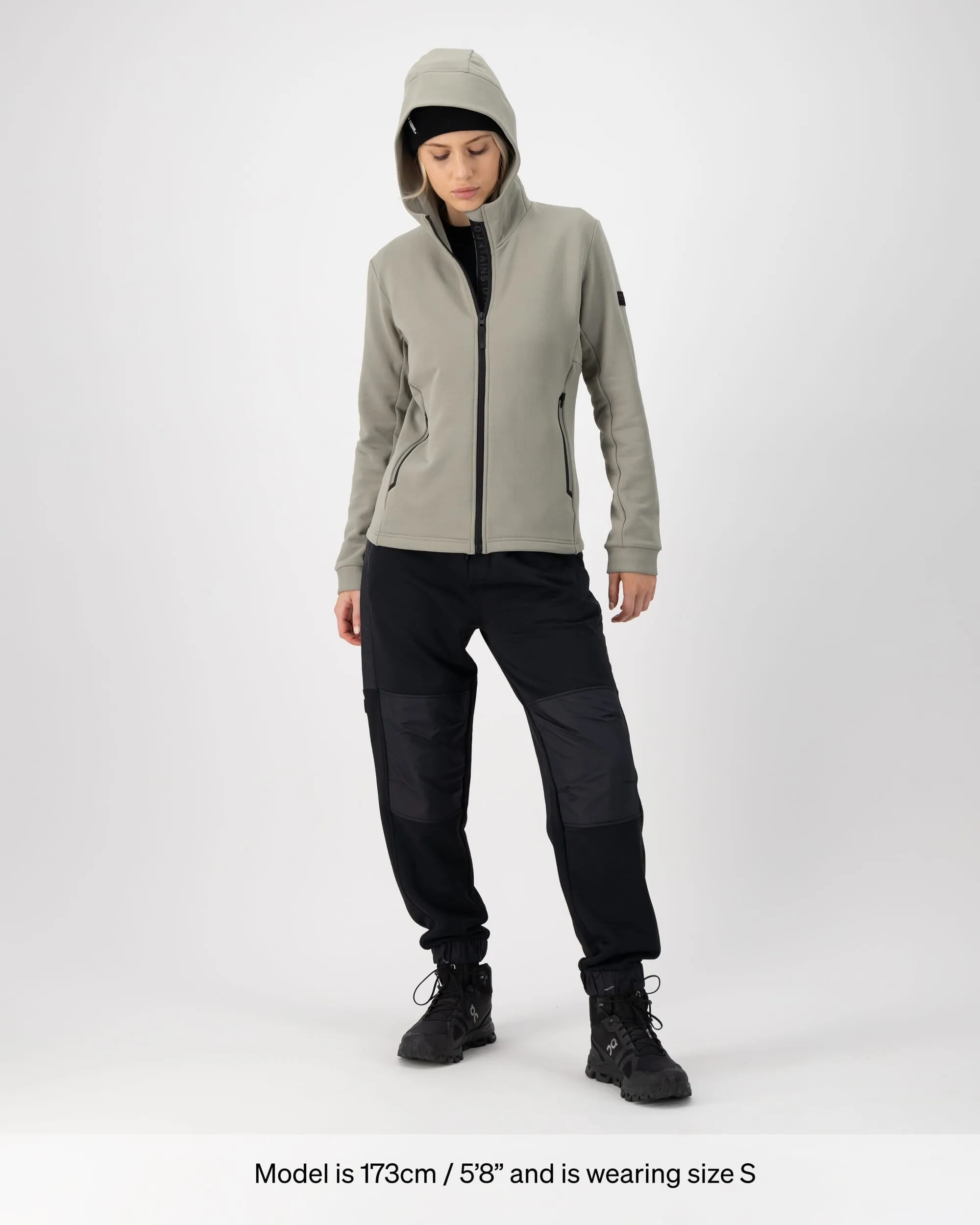 Arcadia Merino Fleece Hoody - Dried Sage