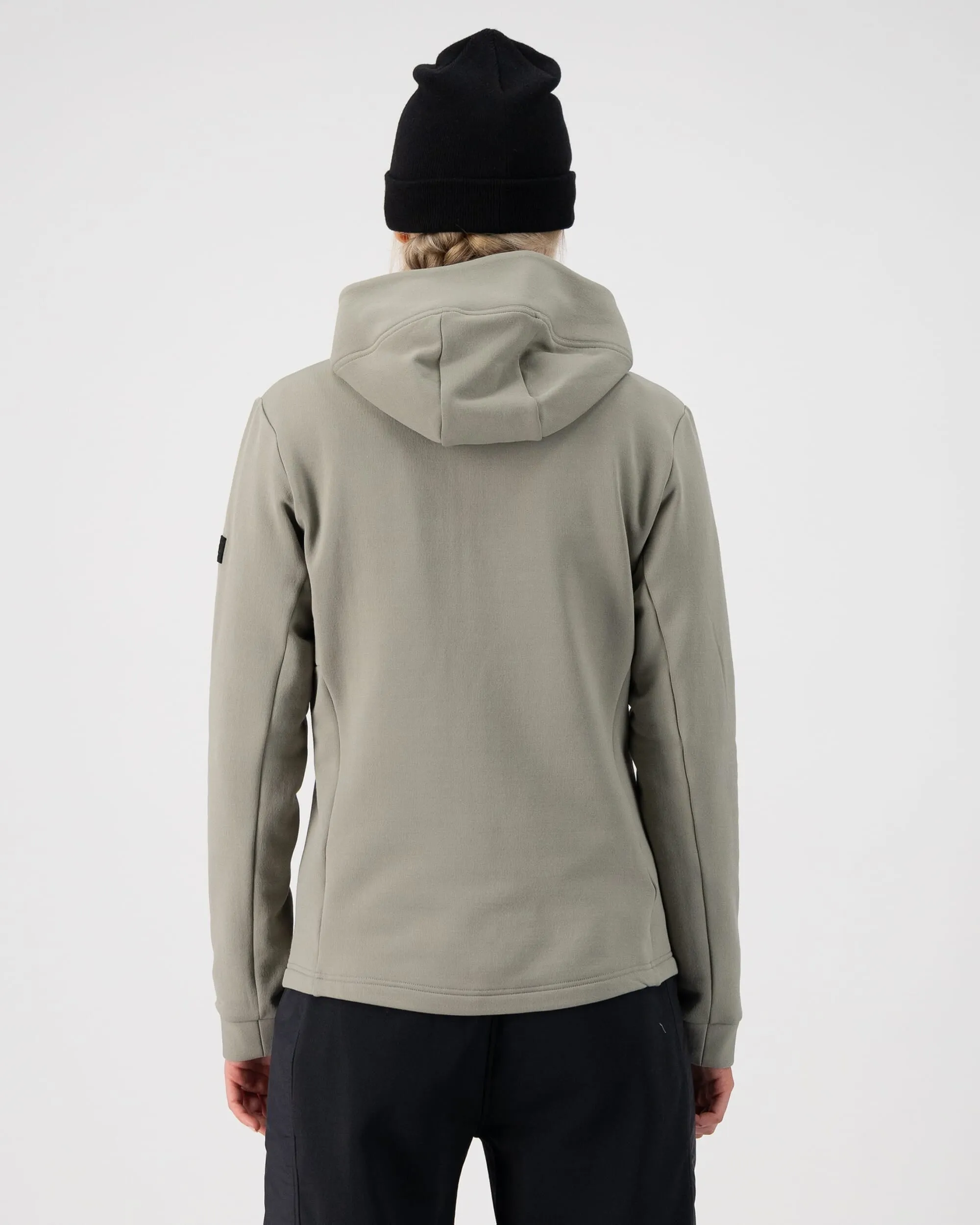 Arcadia Merino Fleece Hoody - Dried Sage