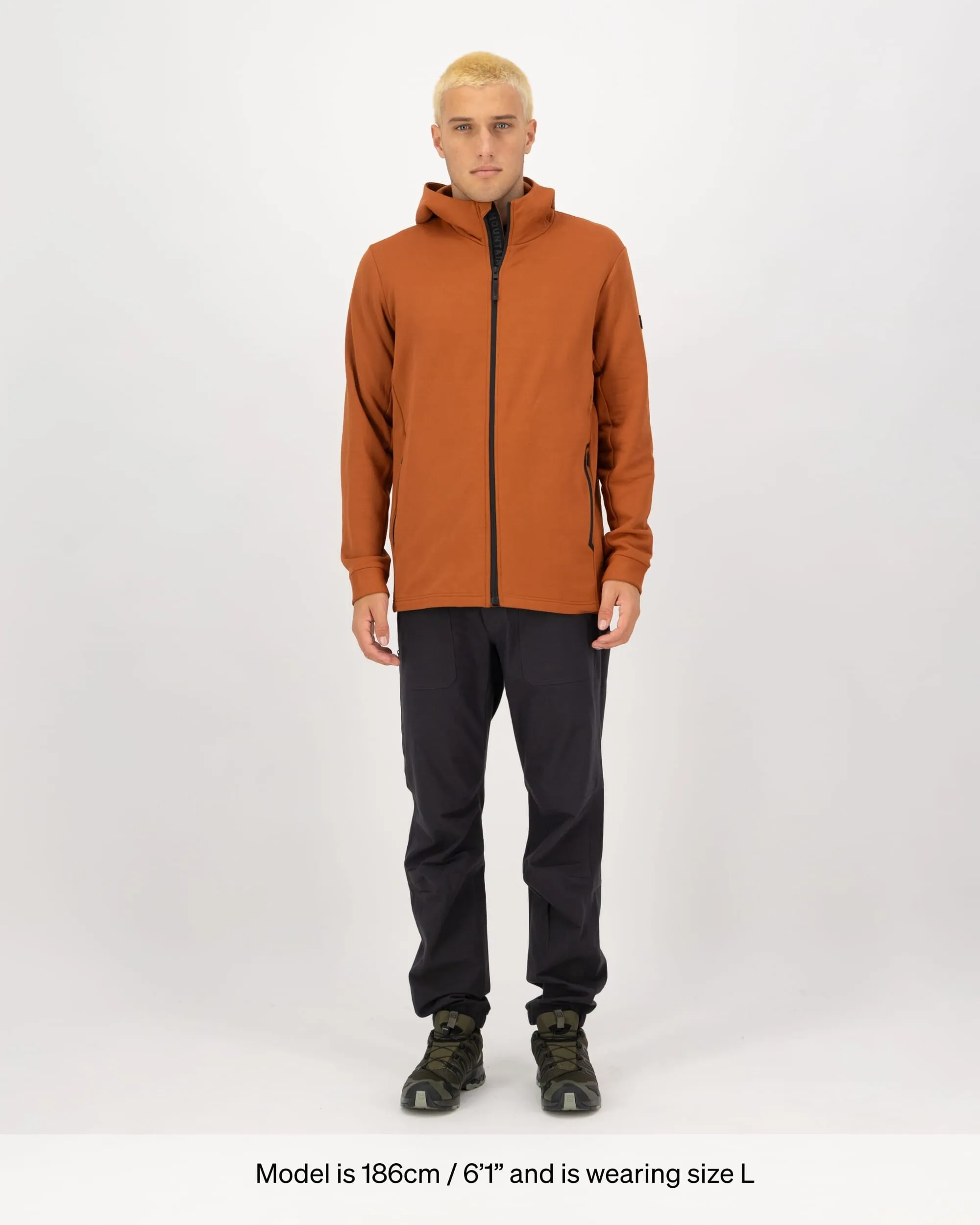 Arcadia Merino Fleece Hoody - Ginger