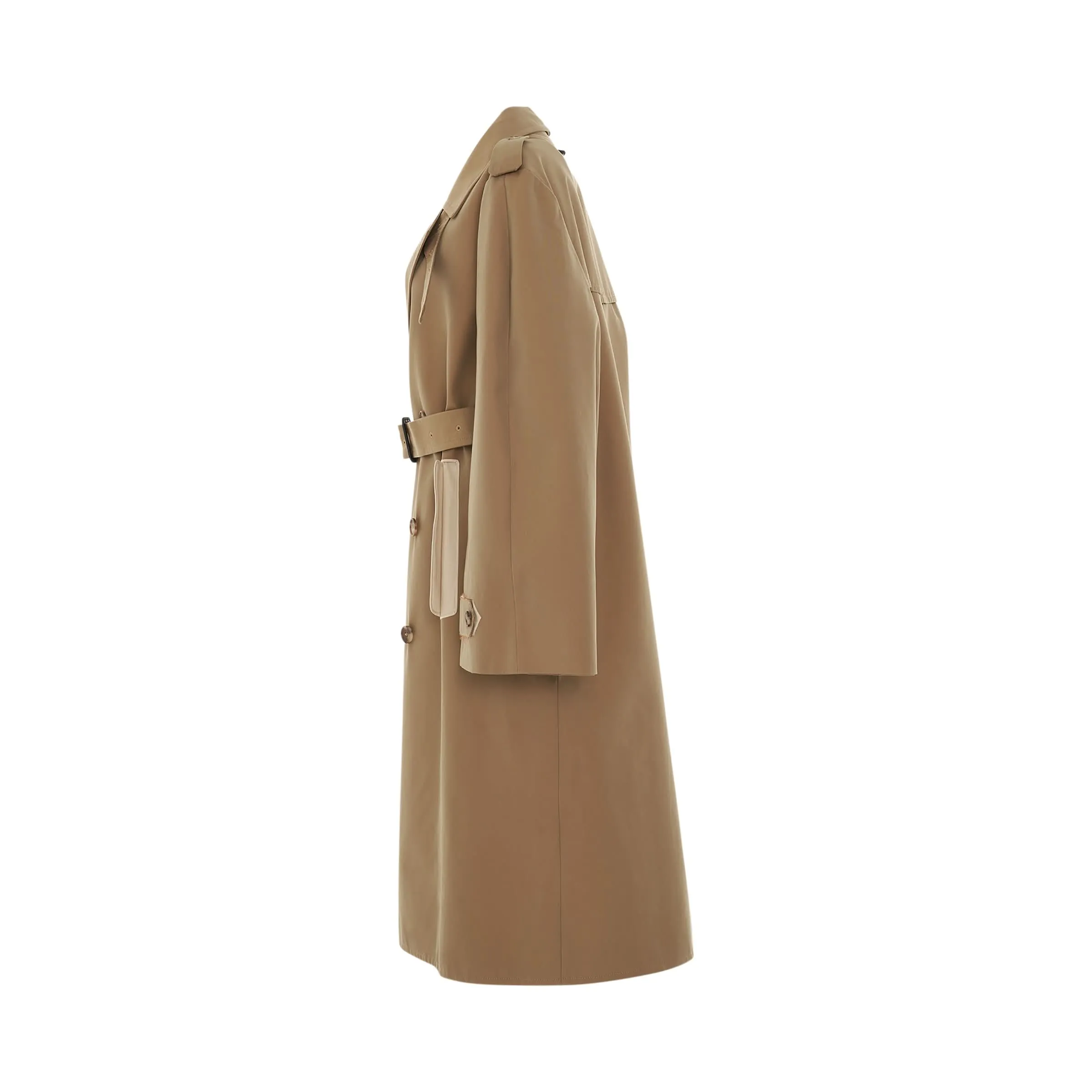 Belted Trench Coat in Sand