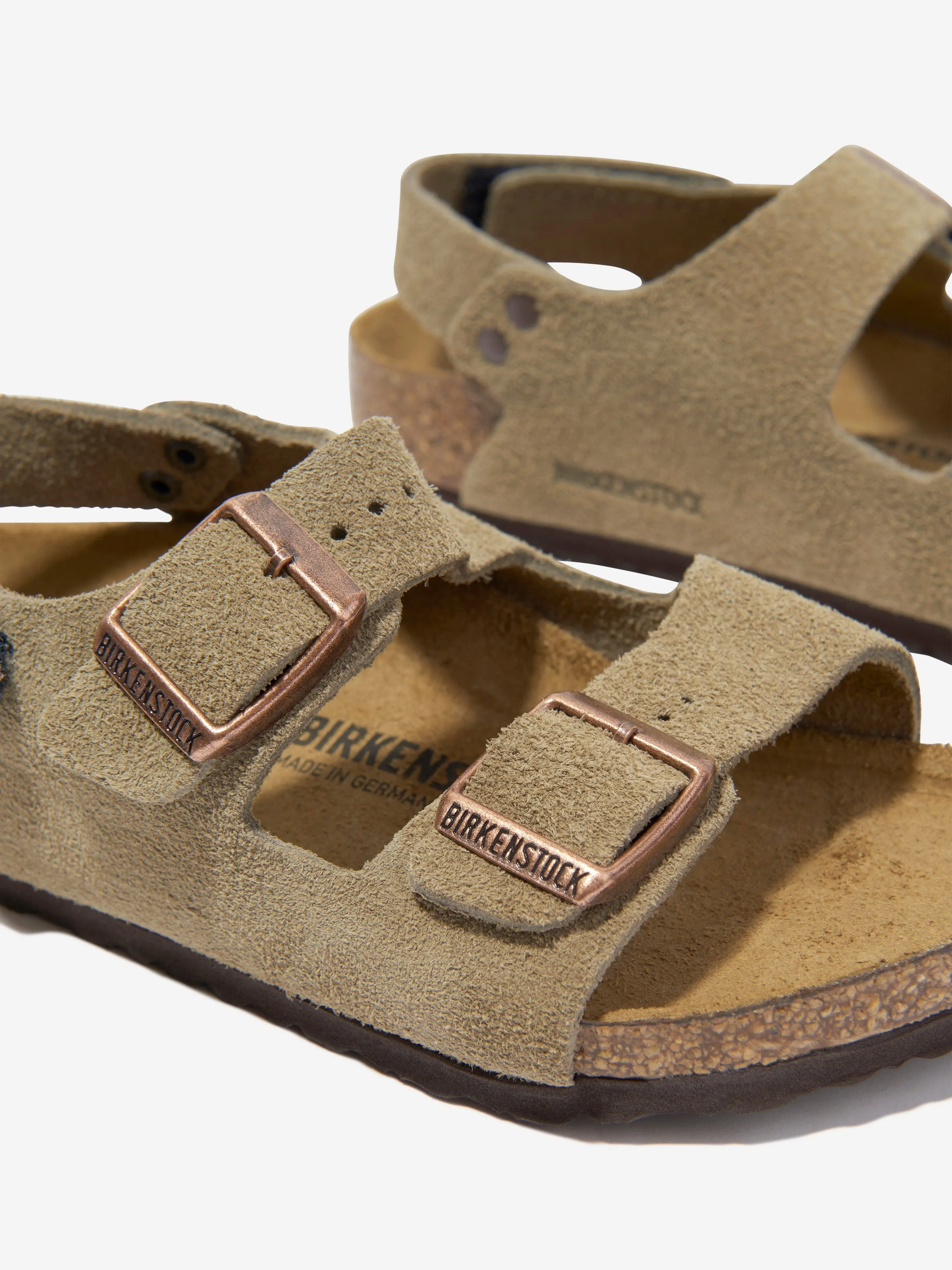 BIRKENSTOCK Boys Milano Sandals in Taupe