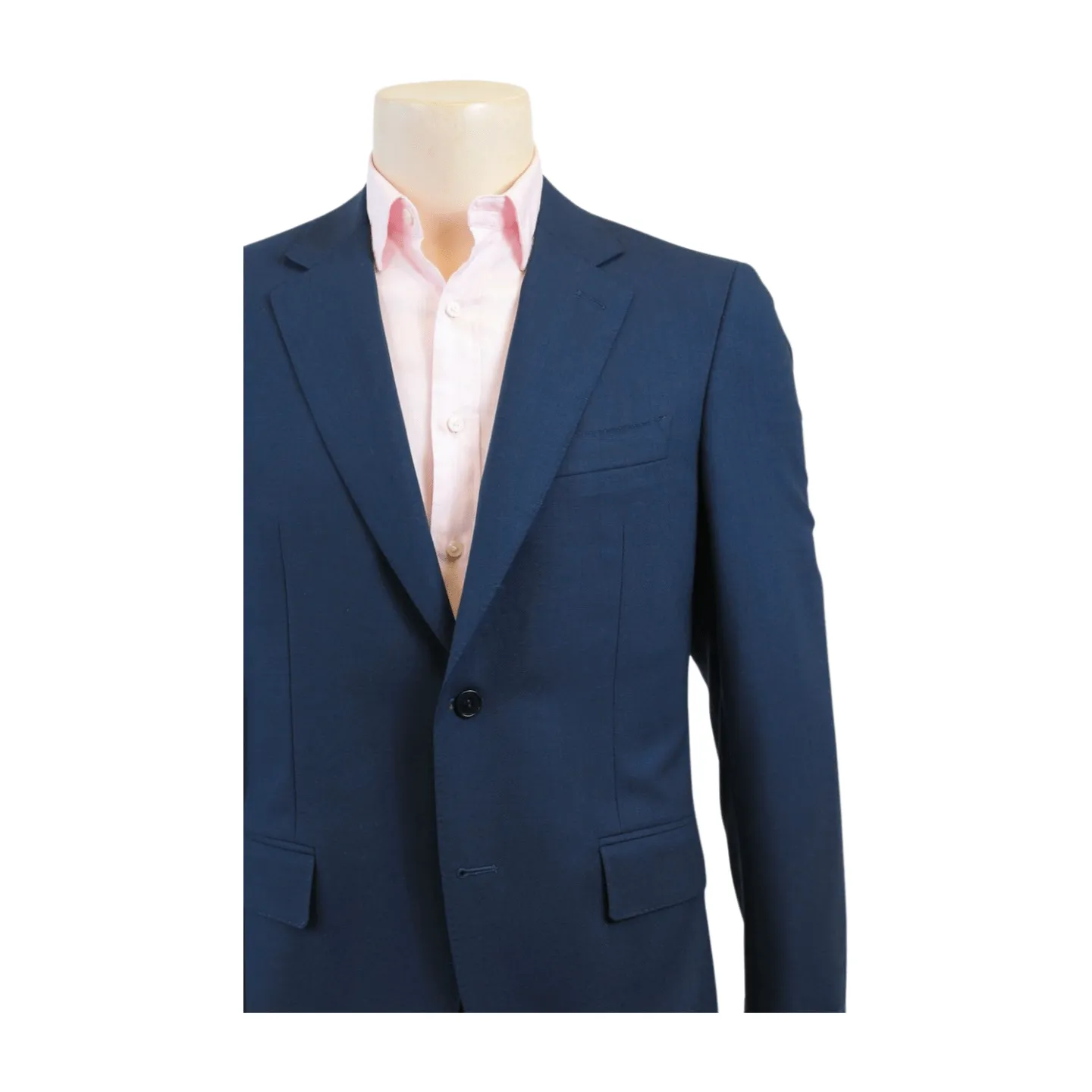 Canali Classic Fit Water Resistant Navy Wool Blazer