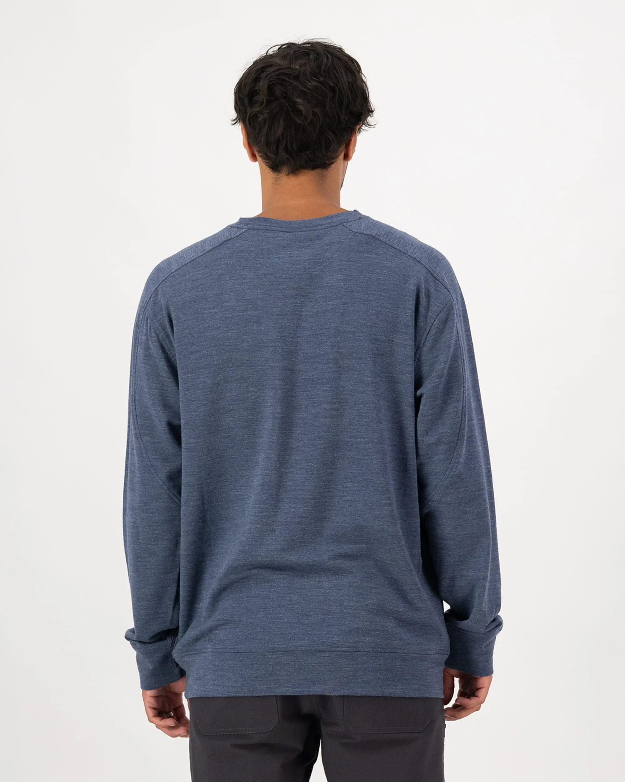 Covert Lite Merino Crew - Midnight