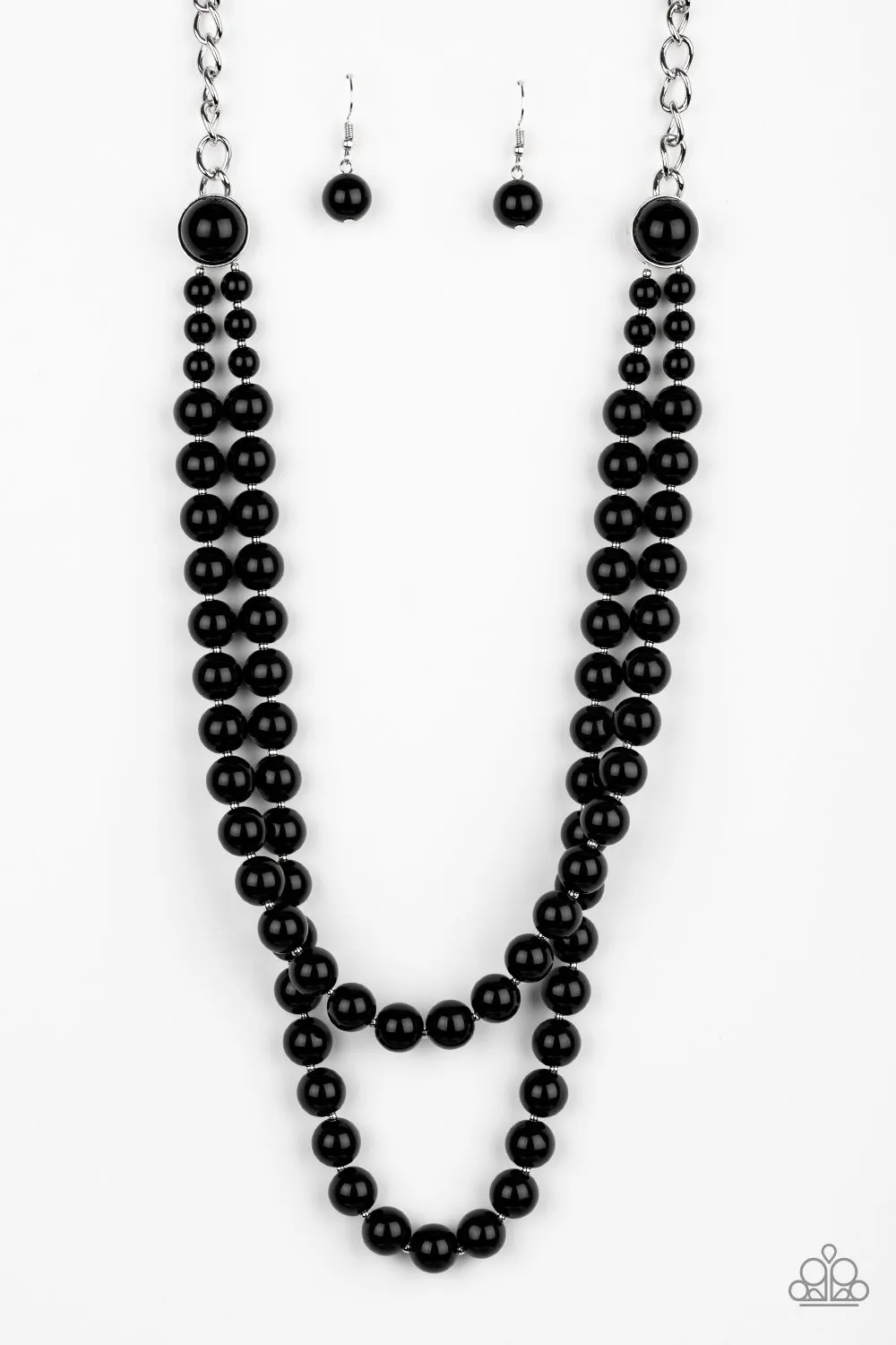 Endless Elegance - Black Necklace - Paparazzi Accessories