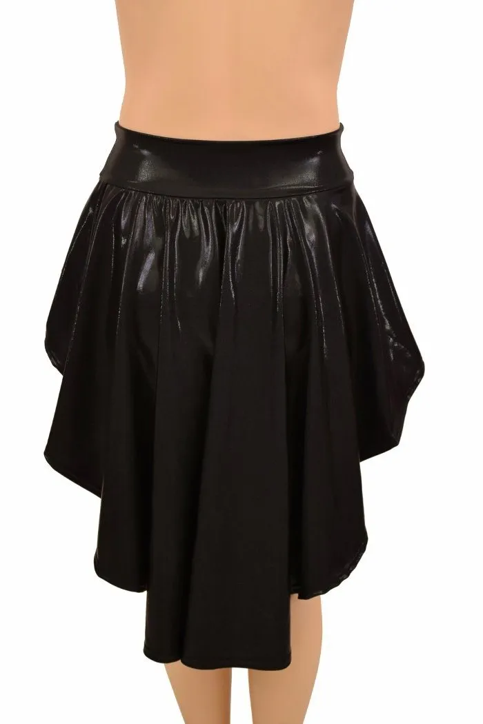 Hi Lo Peplum Bodycon Skirt