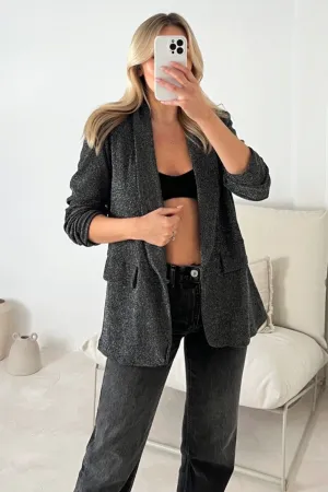 Kady silver metallic blazer