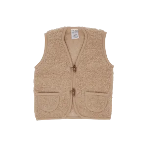 Latte Woollen Kids Gilet