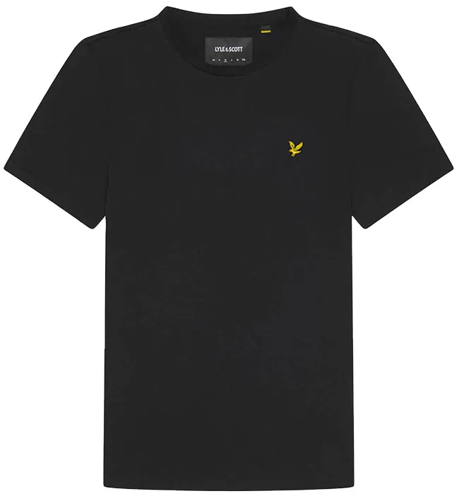 Lyle and Scott Mens Plain T Shirt Jet Black