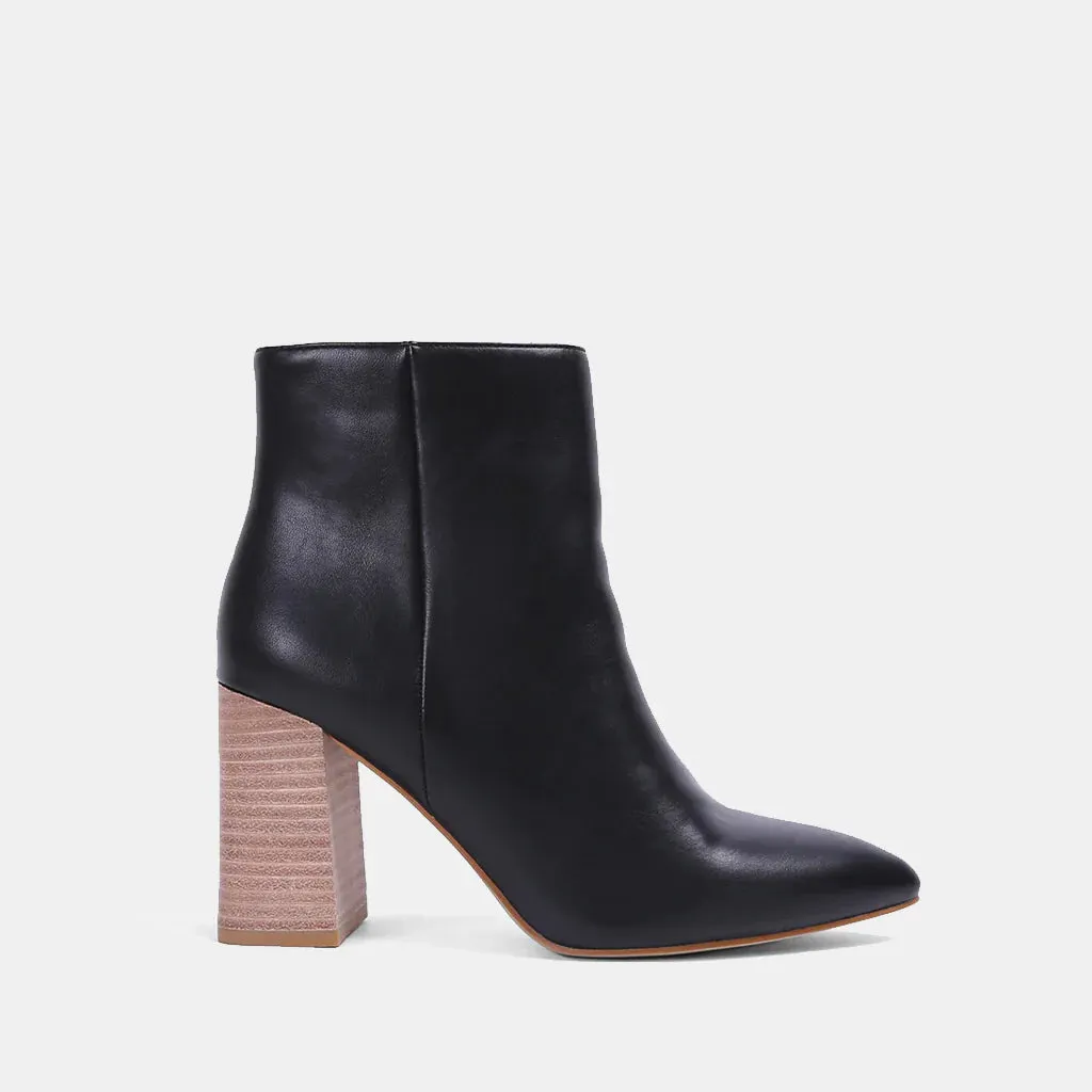 Matte Black Veronica Bootie