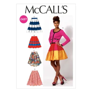 McCall's Pattern M6706 Misses' Skirts and Petticoat