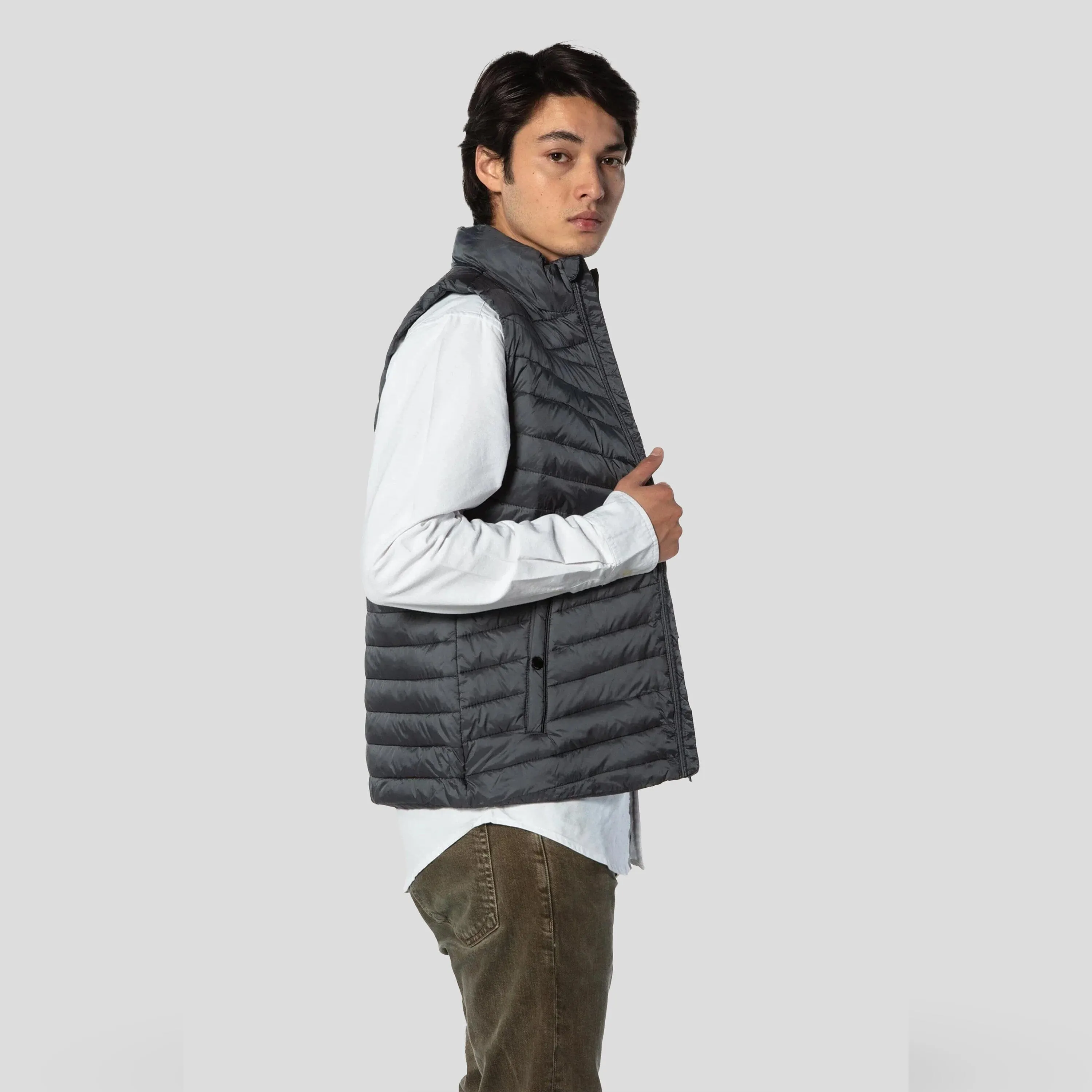 Members Only Men's Puffer Vest Jacket