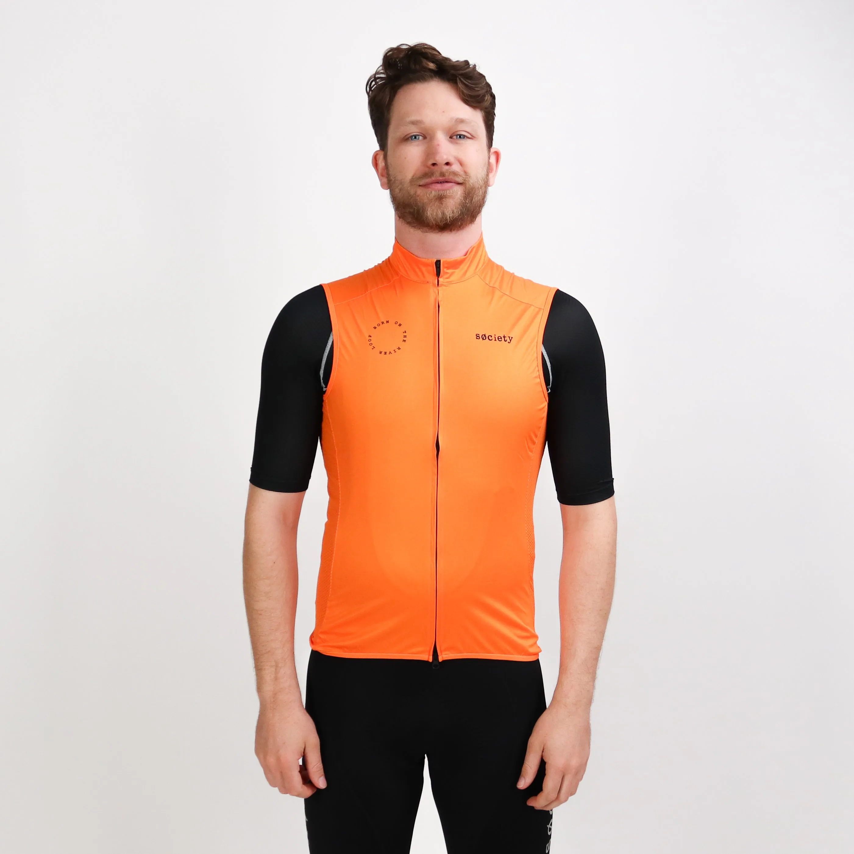 Mens Club Vest (Orange)