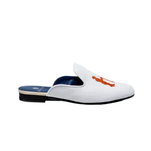 Mule in White with Orange Logo