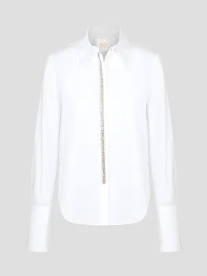 Object of Affection Shirt with Embellished Placket