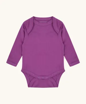 Piccalilly Purple Baby Bodysuit