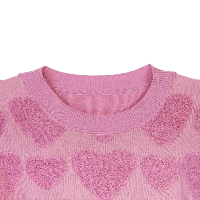 Pink Sweet Heart Sweater