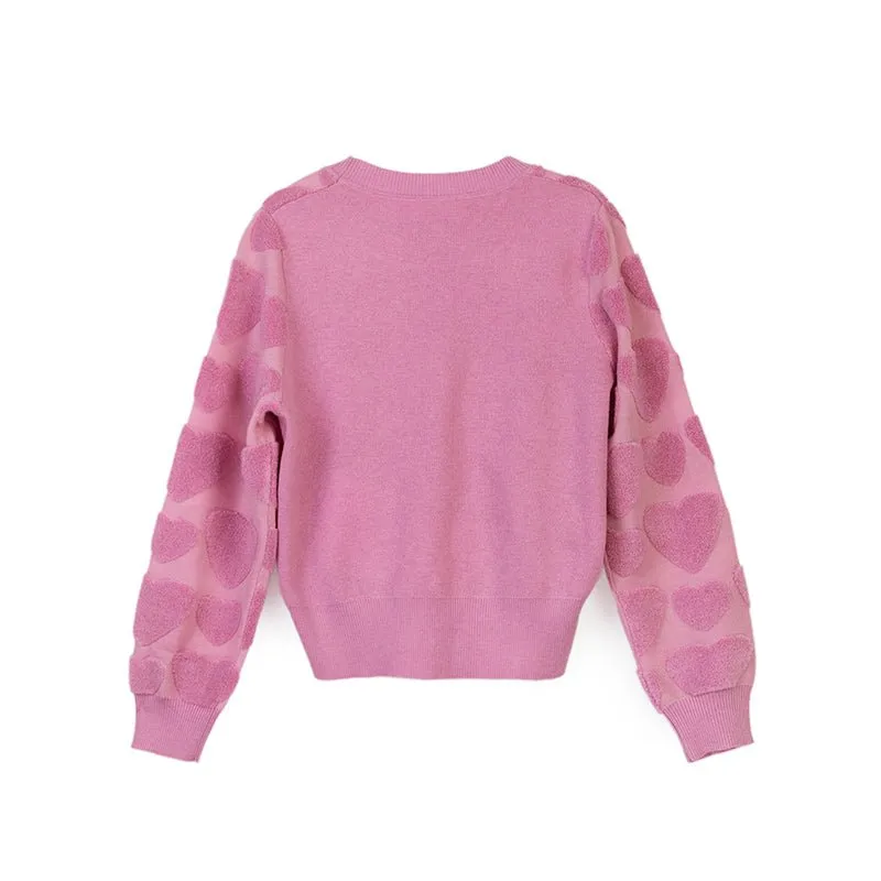 Pink Sweet Heart Sweater