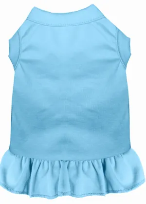 Plain Pet Dress Baby Blue Lg (14)