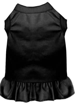 Plain Pet Dress Black Med (12)