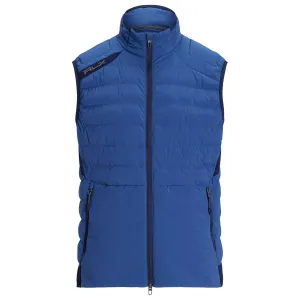 RLX Woven Full Zip Vest Annapolis Blue - AW24