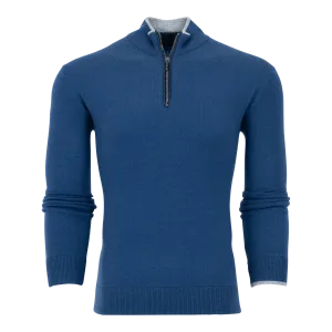 Sebonack Quarter-Zip Sweater (Fjord)