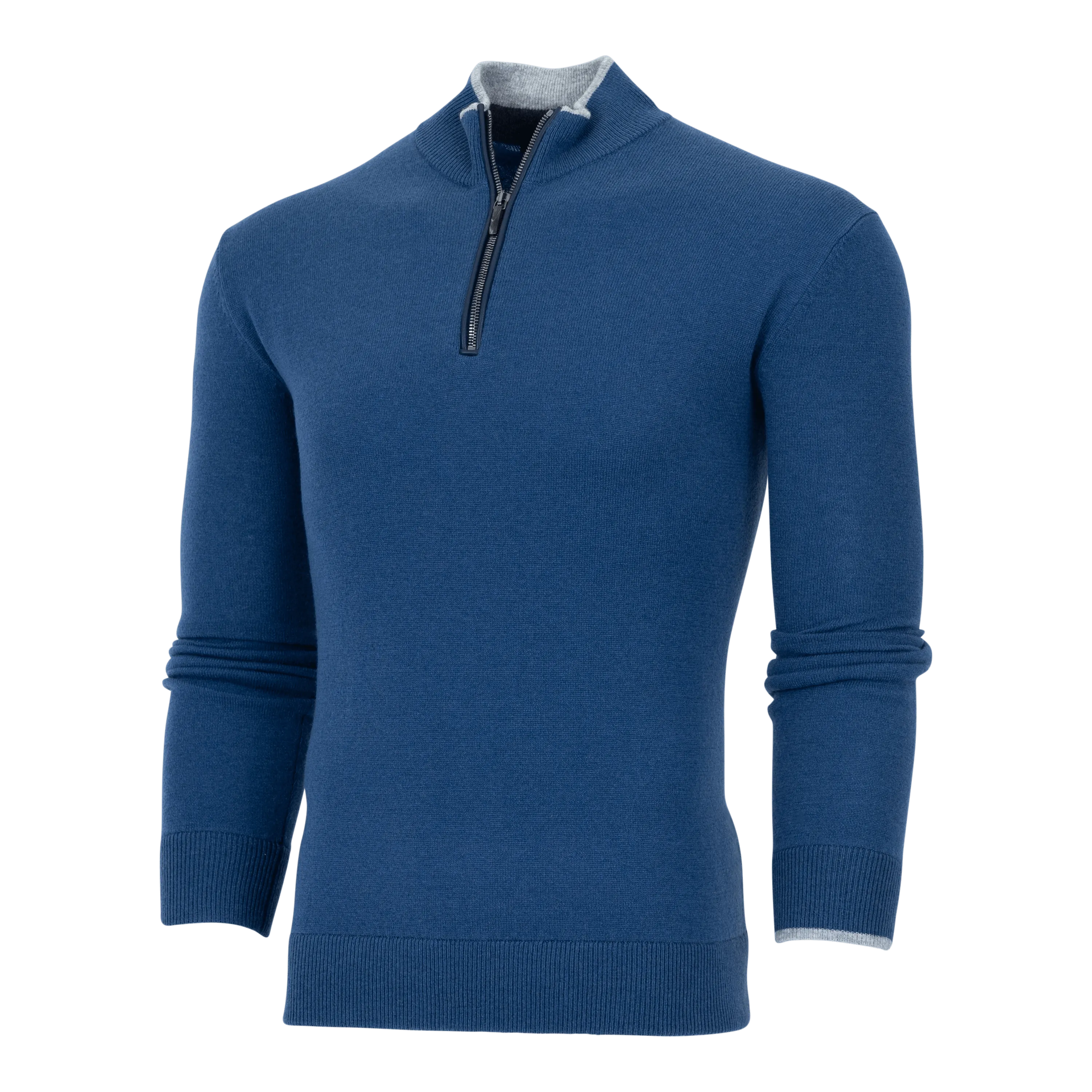 Sebonack Quarter-Zip Sweater (Fjord)