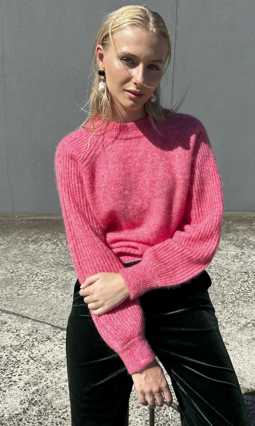 Second Female Brookline Knit Rose pink