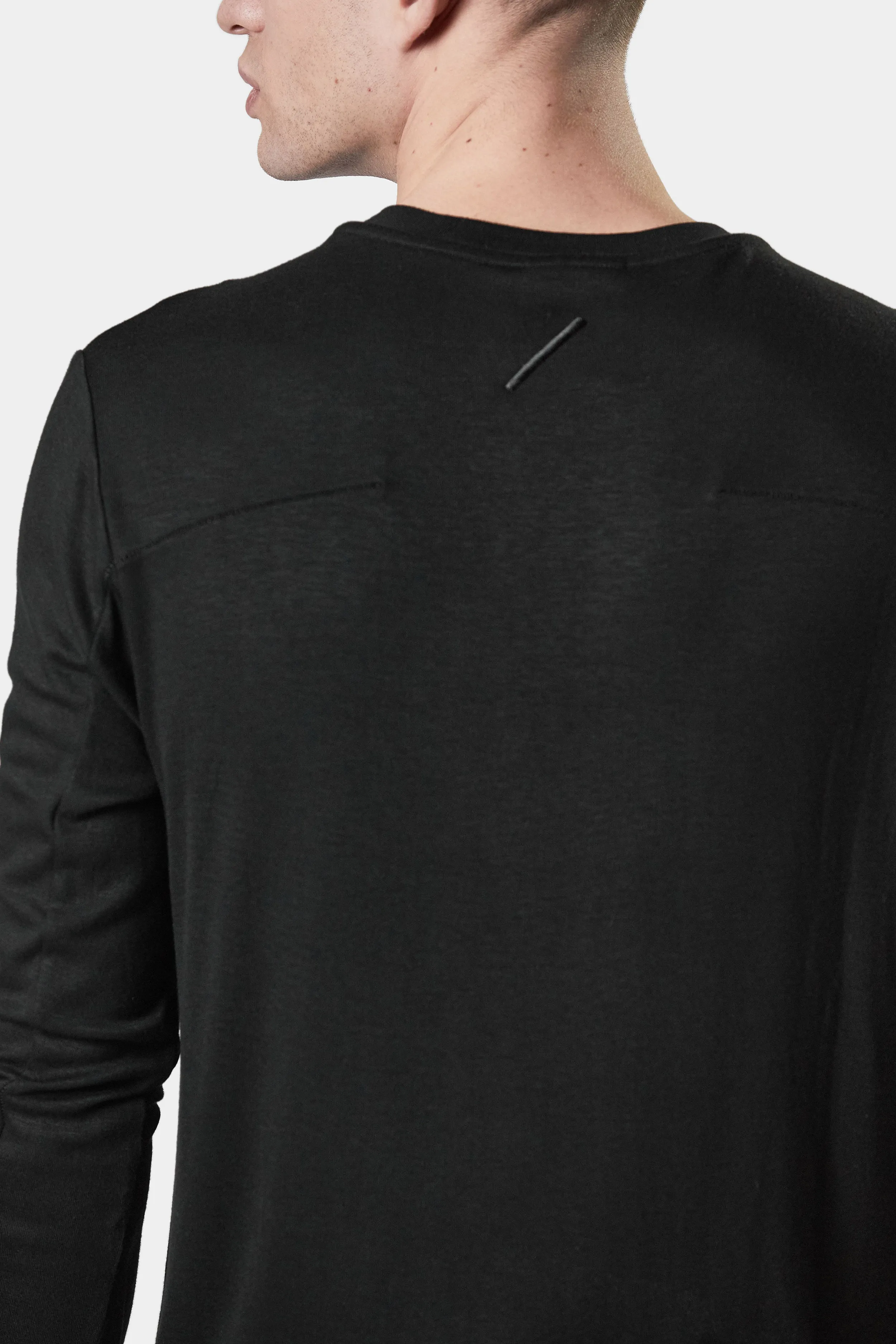 Soft long sleeve tee, Black