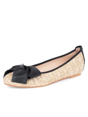 St. Tropez Raffia Ballet Flat