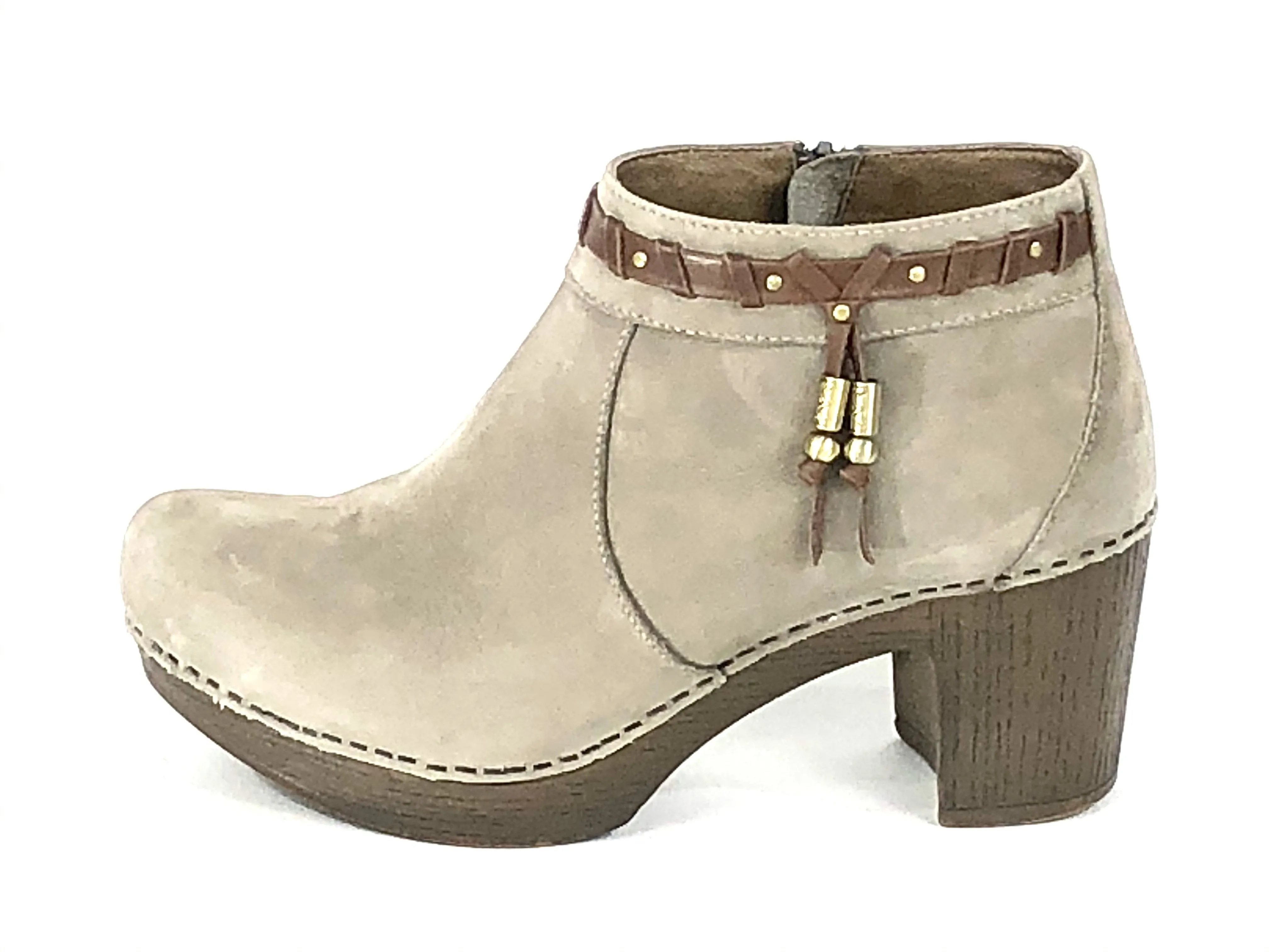 Taupe Dabney Ankle Bootie | Size 39 EU 9 US