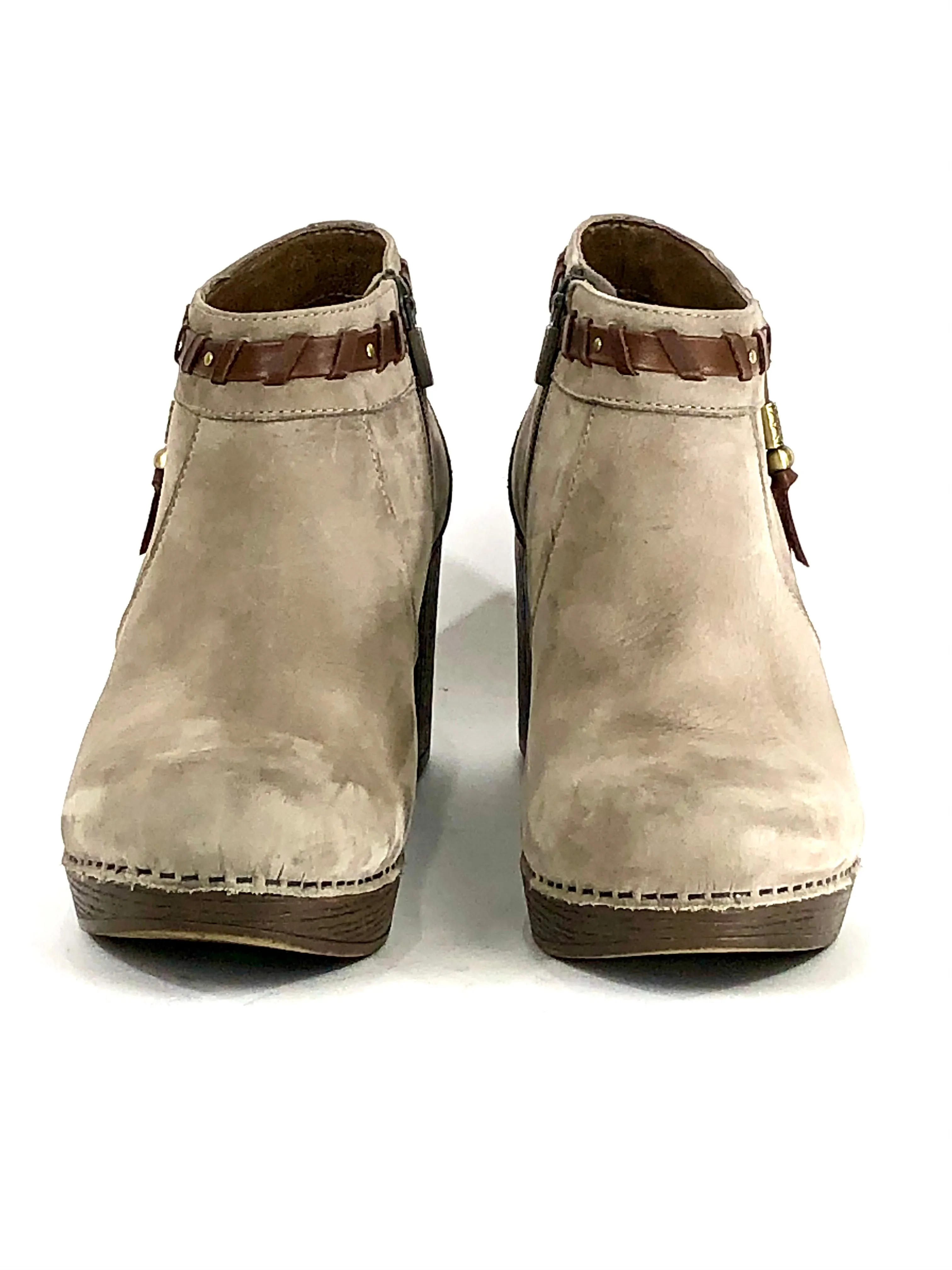 Taupe Dabney Ankle Bootie | Size 39 EU 9 US