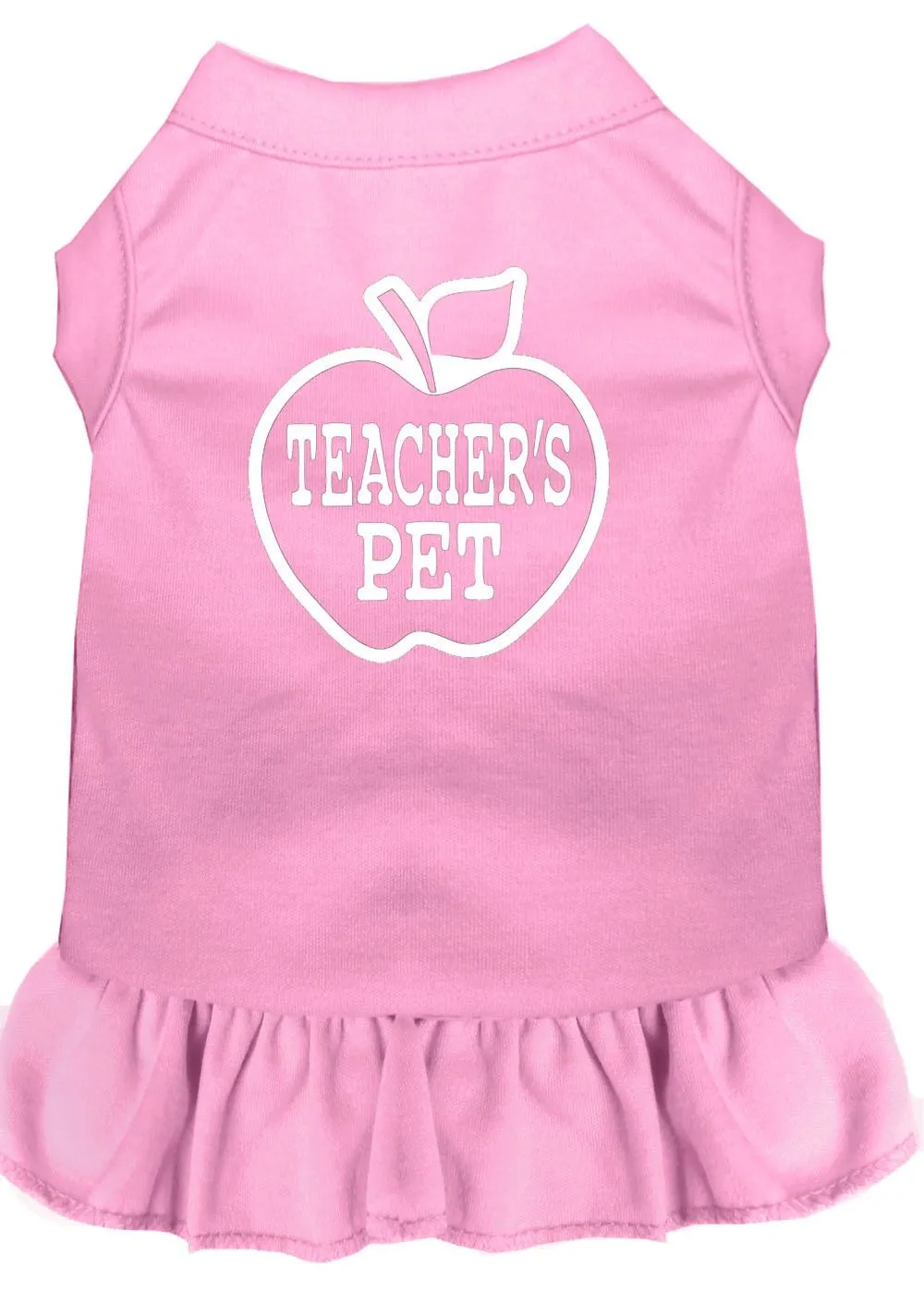 Teachers Pet Screen Print Dress Light Pink Xxl (18)