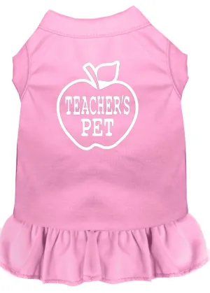 Teachers Pet Screen Print Dress Light Pink Xxl (18)