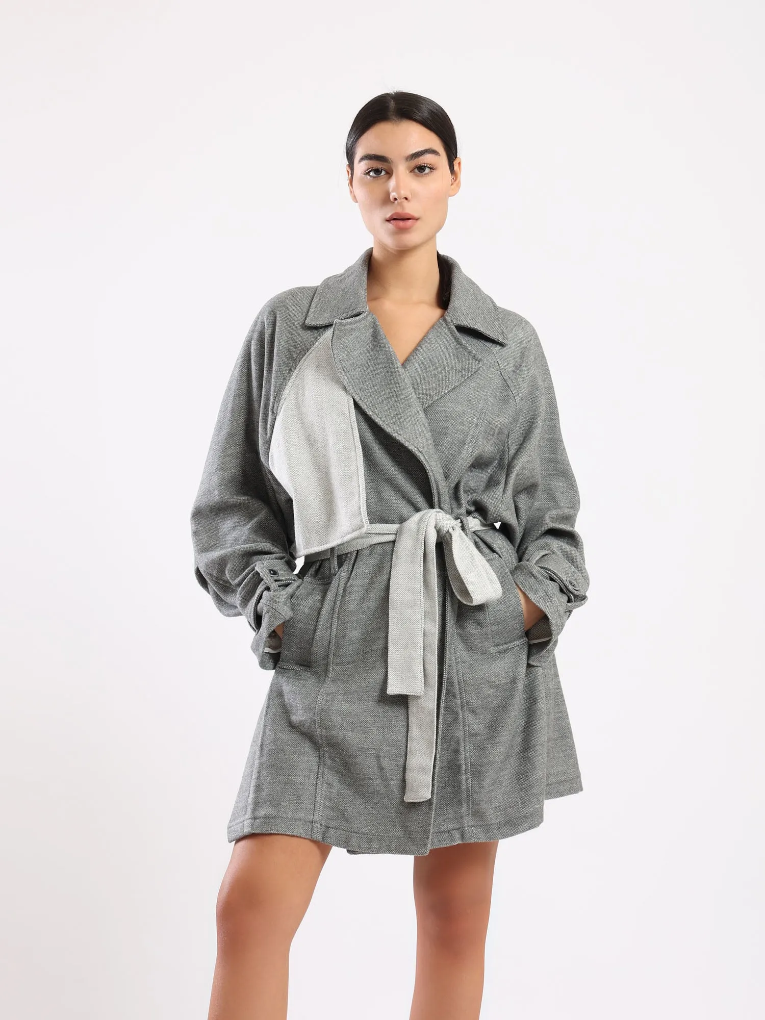 The 2 Tones Sophia Trench Coat - Kei Dress