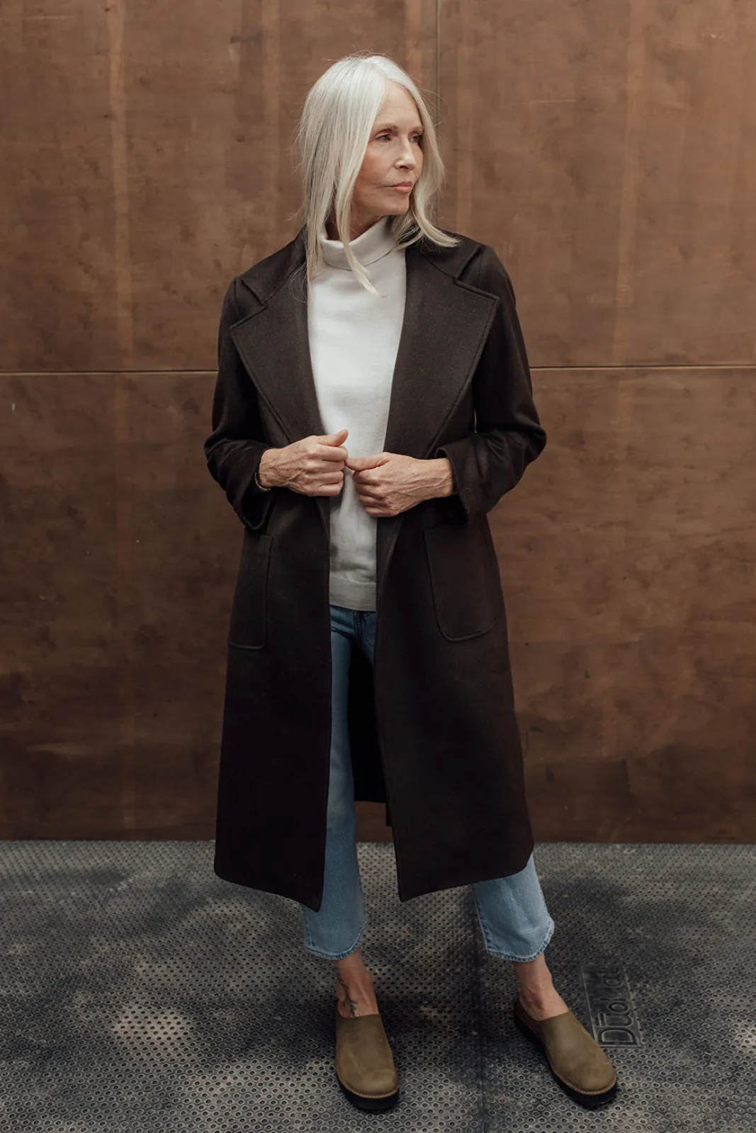 The Caselberg Wool Coat - Khaki