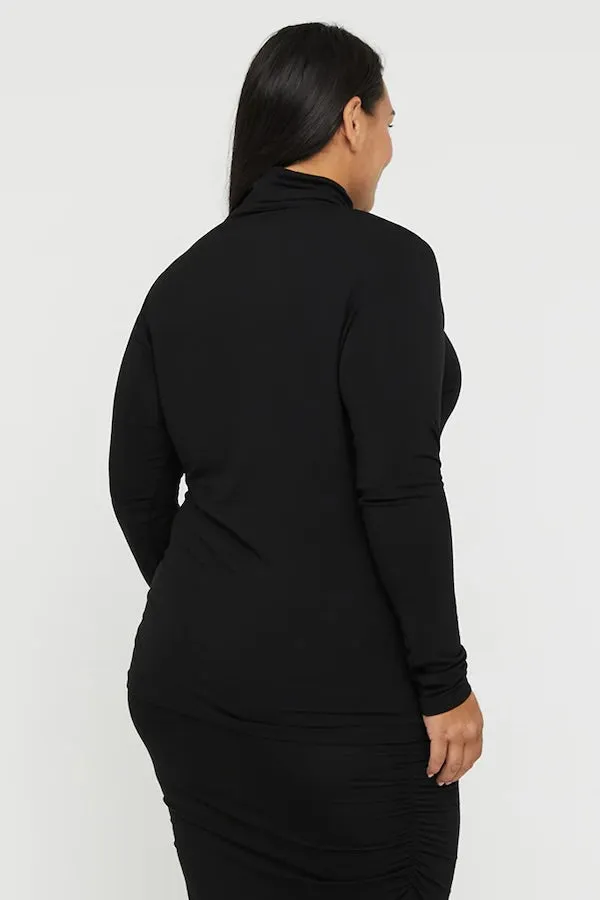 Turtleneck Bamboo Black