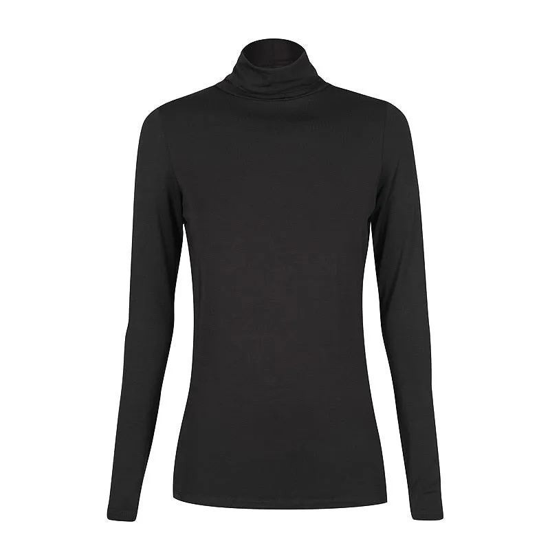 Turtleneck Bamboo Black